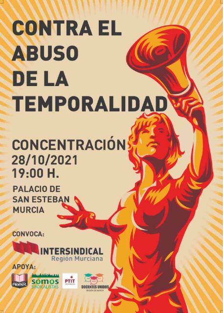 La Intersindical anuncia una nueva movilización de personal interino para el próximo 28 de octubre - 1, Foto 1