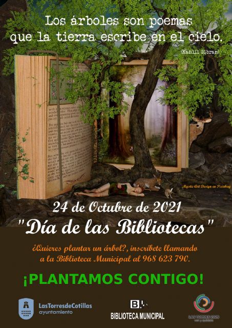 Las Torres de Cotillas celebrará el Día de las Bibliotecas con una plantación de árboles - 1, Foto 1