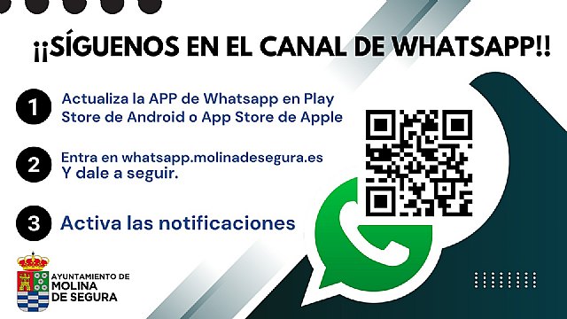 El Ayuntamiento de Molina de Segura, pionero en poner marcha el nuevo canal de WhatsApp municipal - 1, Foto 1