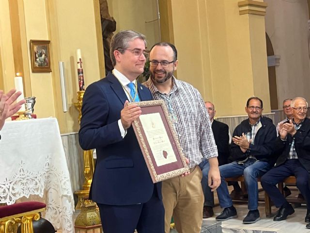 La Campana de Auroros de Nuestra Señora del Rosario de Rincón de Seca nombra al concejal Jesús Pacheco como hermano de honor - 4, Foto 4