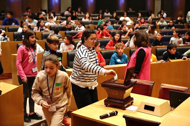 140 niños y niñas defienden los derechos de la infancia en el Congreso de los Diputados - 4, Foto 4