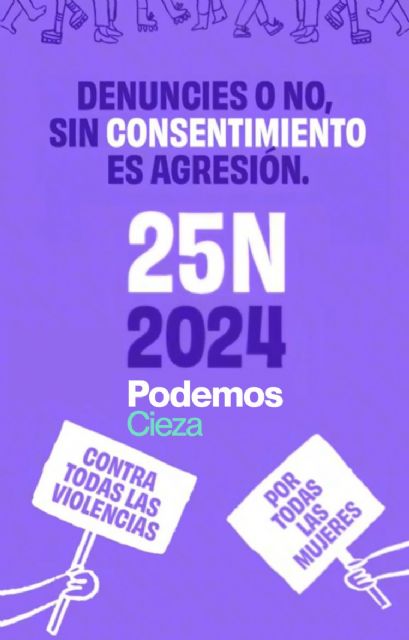 Podemos-Cieza denuncia la acumulación de basuras en las aceras por la colmatación de los contenedores - 4, Foto 4