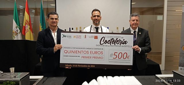 Rui Joaquín lidera el podio del I Concurso de Coctelería de la Asociación de Barman de Andalucía - 1, Foto 1