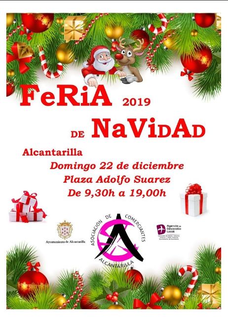 Recepción de Papá Noel y feria de comercio, el domingo en la plaza Adolfo Suárez - 1, Foto 1