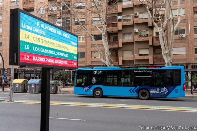 Refuerzo de los autobuses urbanos de Cartagena para recibir a Papá Noel este domingo - 1, Foto 1