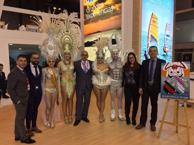 El Carnaval de Santiago de la Ribera se consolida en Fitur  como un valioso recurso turístico para el  municipio - 2, Foto 2