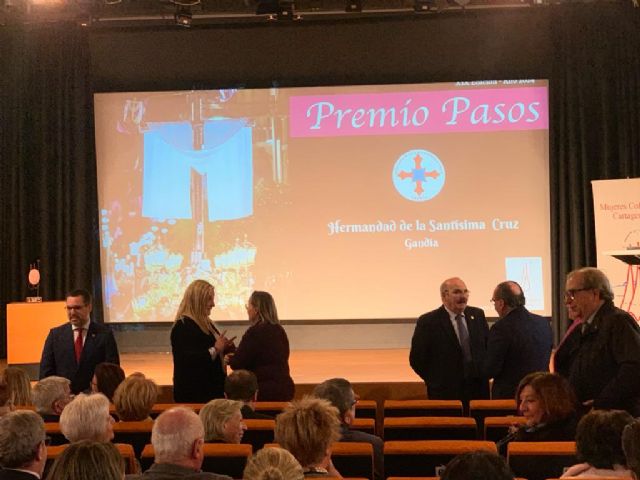 La Hermandad de la Santísima Cruz de Gandía, galardonada con el Premio Pasos de la Semana Santa de Cartagena - 1, Foto 1