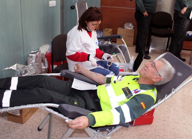 La Guardia Civil colabora altruistamente en la XVI campaña de donación de sangre en Murcia - 3, Foto 3