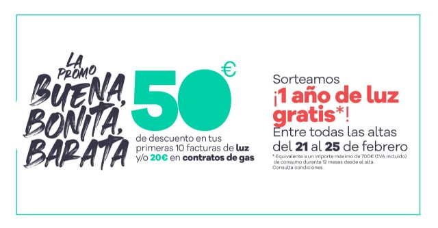 Gana Energía presenta su nueva campaña de descuentos con un sorteo de un año de luz gratis - 2, Foto 2