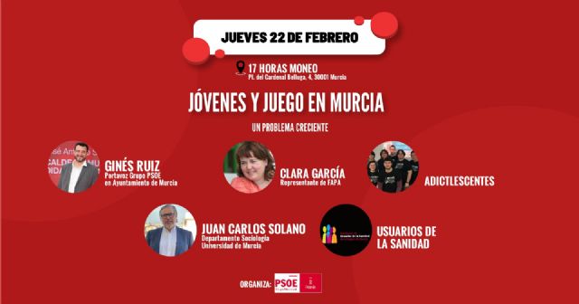 El PSOE organiza una mesa redonda para tratar la enfermedad de la adicción al juego entre los más jóvenes - 1, Foto 1