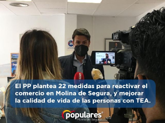 El PP plantea 22 medidas para reactivar el comercio en Molina de Segura, y mejorar la calidad de vida de las personas con TEA - 1, Foto 1