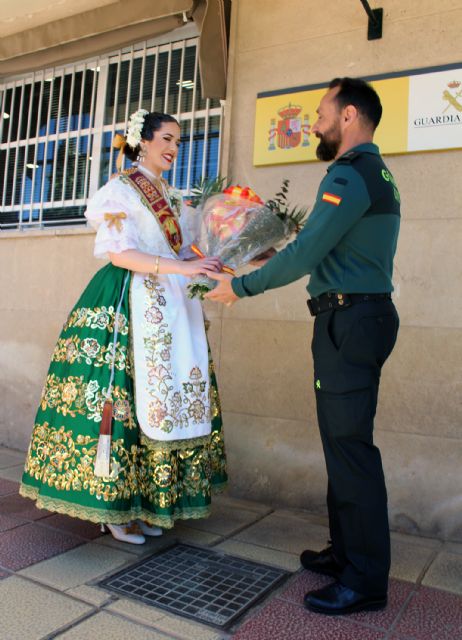 La Reina de la Huerta 2022 y sus damas de honor visitan las instalaciones de la Guardia Civil de Murcia - 3, Foto 3