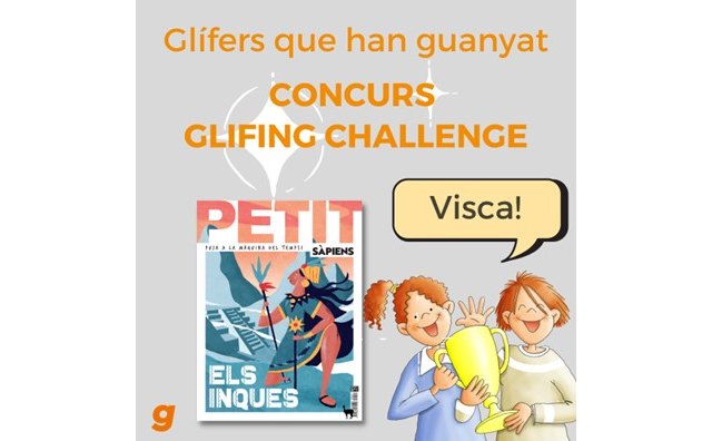 Ganadores de la Glifing Challenge, el concurso de Petit Sàpiens y Glifing para premiar el esfuerzo en la lectura - 1, Foto 1