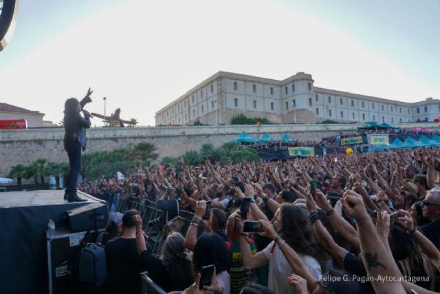 Suspendidos los objetivos de calidad acústica en los aledaños del festival Rock Imperium de Cartagena - 1, Foto 1