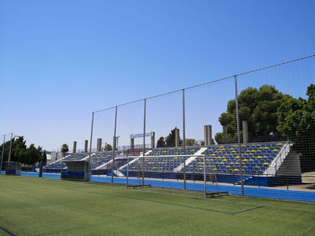 Obras de mejora en las instalaciones del polideportivo municipal de Alcantarilla - 1, Foto 1