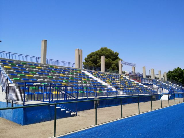 Obras de mejora en las instalaciones del polideportivo municipal de Alcantarilla - 2, Foto 2