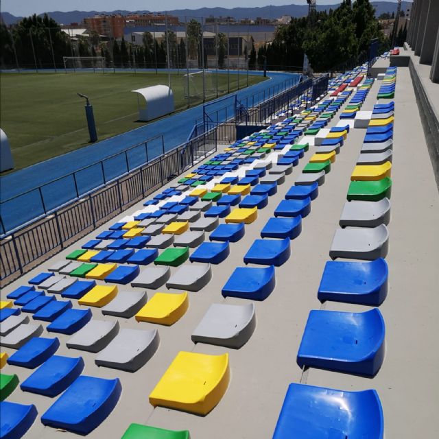 Obras de mejora en las instalaciones del polideportivo municipal de Alcantarilla - 3, Foto 3