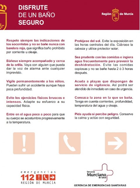 Los puestos de vigilancia de playas del Plan Copla han izado esta mañana 12 banderas rojas en playas de Águilas, Cartagena, Lorca y San Javier - 1, Foto 1