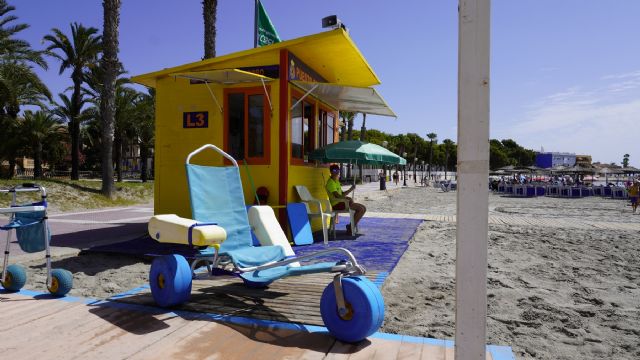 Servicio gratuito de baño asistido en seis playas de Los Alcázares - 4, Foto 4