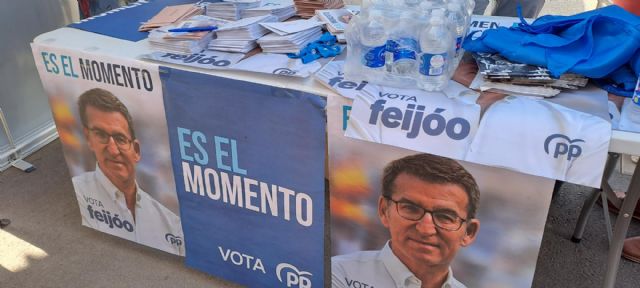 El PP en el mercado de este viernes haciendo campaña electoral - 2, Foto 2