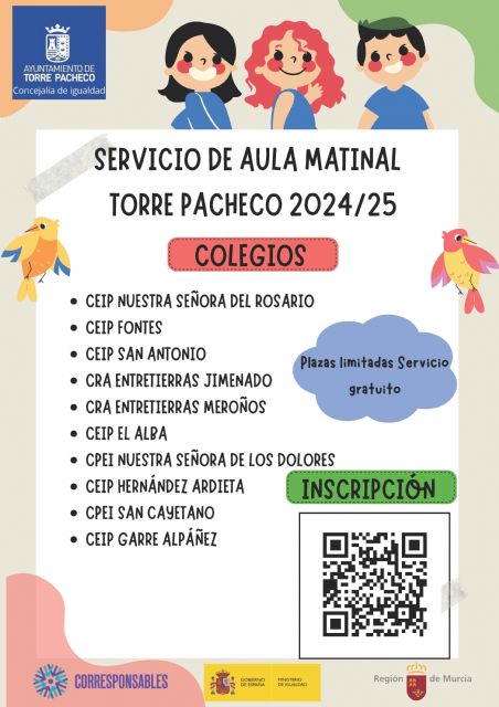 Abierto plazo para solicitud Aula Matinal en colegios del municipio - 1, Foto 1