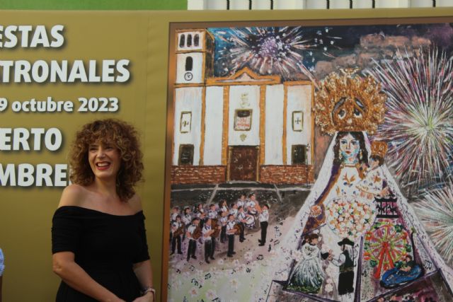 La artista lumbrerense Ana María Romera, autora del cartel de las Fiestas Patronales 2023 - 3, Foto 3