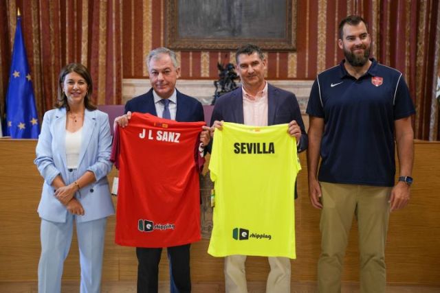 Ayuntamiento de Sevilla . El alcalde de Sevilla recibe el Club de Balonmano Proin Triana - 2, Foto 2