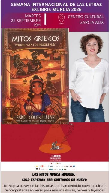 La editorial Tirano Banderas presenta Mitos griegos -Versos para los inmortales- de Isabel Soler Luján La editorial Tirano Banderas presenta Mitos griegos -Versos para los inmortales- de Isabel Soler Luján