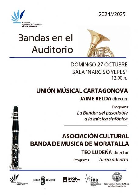 Arranca el ciclo de bandas de música en el Auditorio regional con ocho citas hasta junio - 1, Foto 1