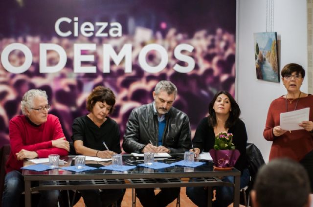 Acto de campaña de Primarias Podemos Región de Murcia en la Sede de Podemos Cieza - 1, Foto 1