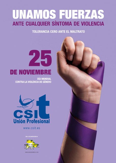 CSIT UNIÓN PROFESIONAL conmemora el Día Internacional de la Eliminación de la Violencia contra la Mujer - 1, Foto 1