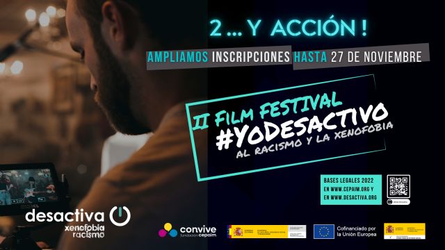 El Film Festival #YoDesactivo el racismo y la xenofobia en las redes sociales convoca su II edición - 1, Foto 1