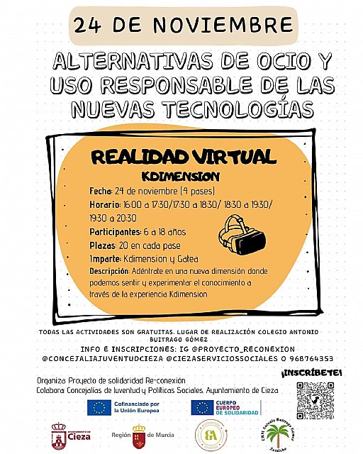 Abiertas las inscripciones para el taller de realidad virtual - 1, Foto 1