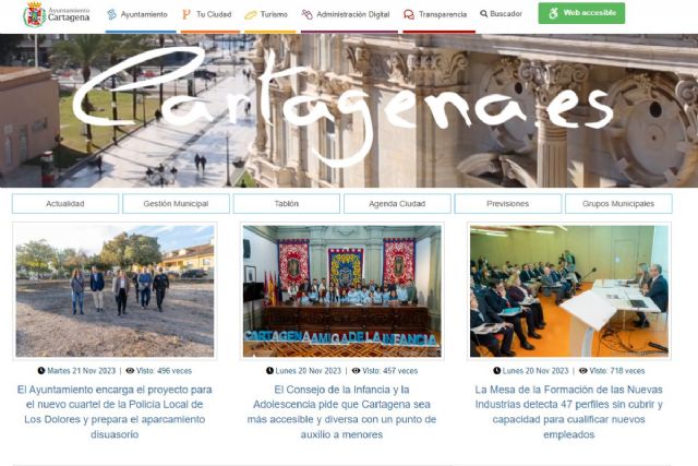 Este miércoles habrá una parada programada de dos horas en la web del Ayuntamiento de Cartagena - 1, Foto 1