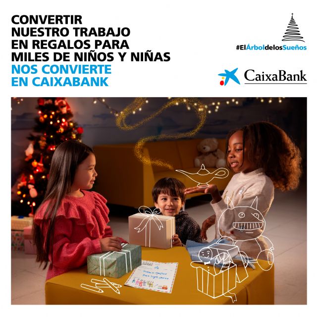 CaixaBank repartirá 1.500 regalos a niños en situación de vulnerabilidad con el programa 'El Árbol de los Sueños' en la Región de Murcia - 1, Foto 1