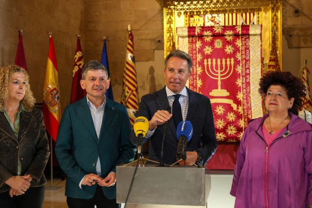 El alcalde de Lorca y el presidente de la Federación San Clemente presentan el nuevo estandarte de Beni Aventuriel y la Píxide de Daysam - 4, Foto 4