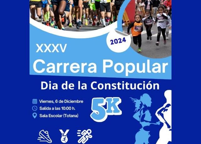 XXXV Carrera Popular Día de la Constitución Totana 2024