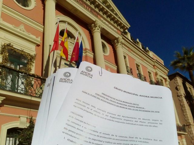 Ahora Murcia registra medio centenar de ruegos y preguntas sobre asuntos pendientes en el municipio - 1, Foto 1