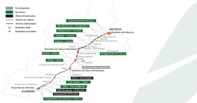 Adif AV culmina un nuevo hito en la construcción de la nueva LAV Murcia-Almería - 4, Foto 4