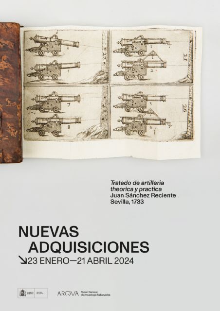 El Museo Nacional de Arqueología Subacuática ARQVA exhibe un tratado de artillería del siglo XVIII en la vitrina dedicada a Nuevas Adquisiciones - 1, Foto 1