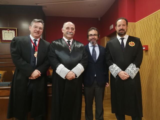 El consejero de Presidencia asiste al acto de toma de posesión de la nueva Junta de Gobierno del Colegio de Abogados de Murcia - 1, Foto 1