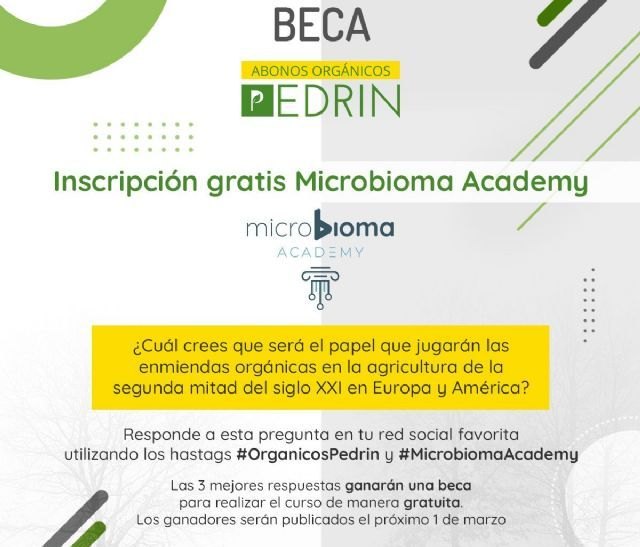 Orgánicos Pedrín becará a tres alumnos del I Curso Internacional de Especialización en el uso de microorganismos aplicados a la agricultura - 1, Foto 1