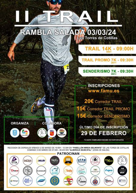 El Trail Rambla Salada espera a más de 300 atletas en su segunda edición - 5, Foto 5