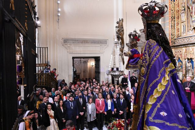 López Miras recibe a la Virgen de la Fuensanta en su bajada a Murcia - 1, Foto 1