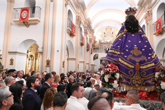 López Miras recibe a la Virgen de la Fuensanta en su bajada a Murcia - 3, Foto 3