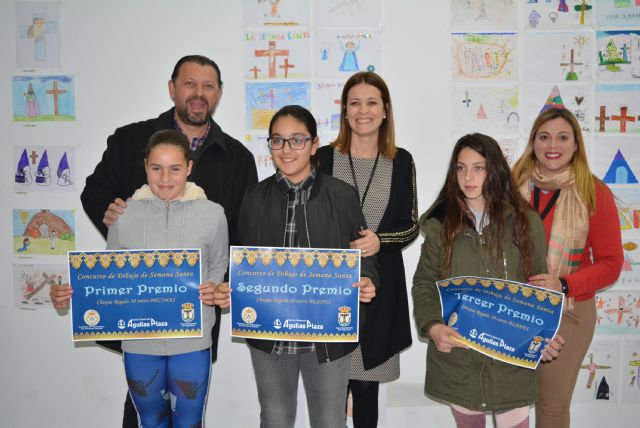 Los escolares aguileños dibujan la Semana Santa de la localidad - 2, Foto 2