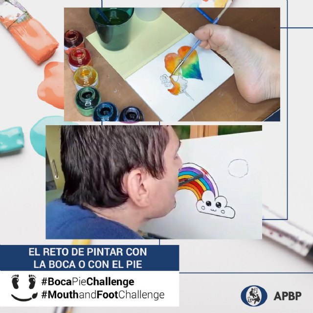 #BocaPieChallenge: El reto de pintar con la boca o con el pie - 1, Foto 1