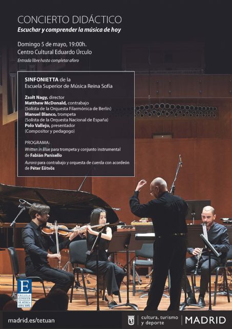 Zsolt Nagy y la Sinfonietta de la Escuela Superior de Música Reina Sofía en el mes de mayo en Madrid - 3, Foto 3