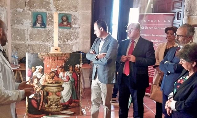 Cultura colabora en la restauración de las tablas de la Vera Cruz de Hernando de Llanos que se exhibirán en julio en Caravaca - 1, Foto 1