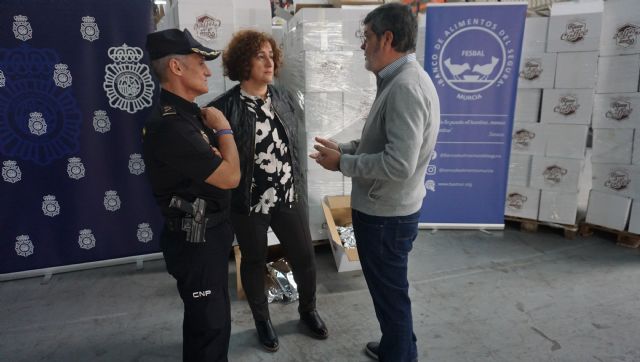 La Delegación del Gobierno entrega al Banco de Alimentos del Segura seis toneladas de café incautadas en una operación antidroga de Policía Nacional - 2, Foto 2